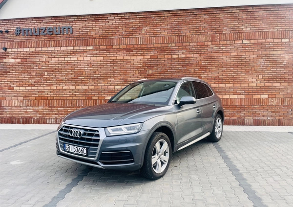 Audi Q5 cena 122800 przebieg: 65000, rok produkcji 2019 z Biała małe 667